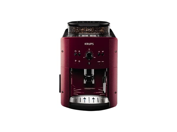 Krups Essential EA810770, Espressomaskin, 1,7 l, Kaffe bønner, Innebygd kaffekvern, 1450 W, Rød