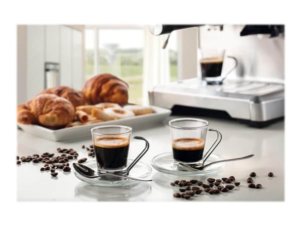Ariete 1313/10 - Kaffemaskin med melkeskummer - 15 bar - rustfritt stål