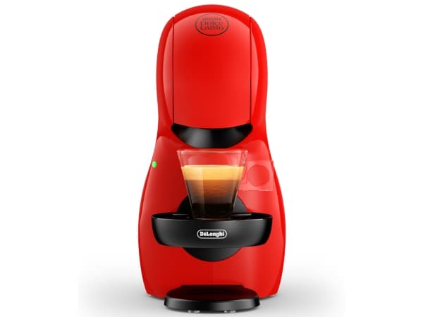 De’Longhi Piccolo EDG210.R, Kuddmatad kaffebryggare, 0,8 l, Kaffekapslar, 1400 W, Svart, Röd