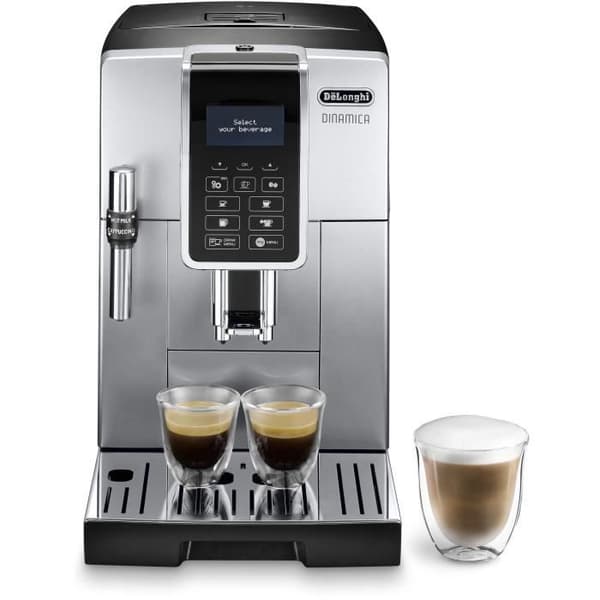 DELONGHI ECAM 350.35.SB Espressokvarn DINAMICA Screen 4 recept - Silver