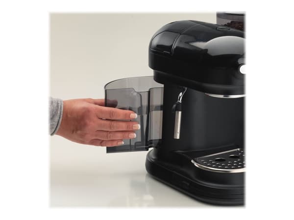 Ariete Moderna 1318 - Kaffemaskin med melkeskummer - 15 bar - svart