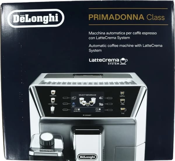 De'Longhi PrimaDonna Class ECAM 550.85.MS - Automatisk kaffekokare med mjölkskummare - 19 bar - metall/svart
