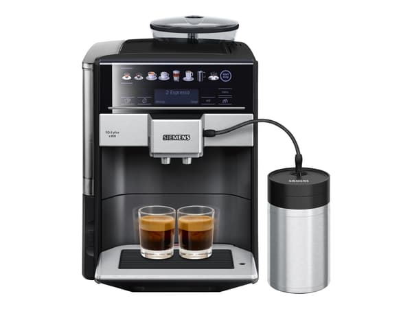 Siemens EQ.6 plus s800 TE658209RW - Automatisk kaffemaskin med capuccinatore - 19 bar - svart