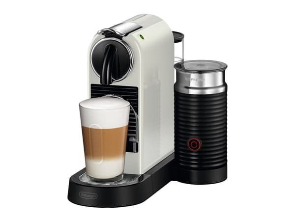 De'Longhi Nespresso CitiZ EN 267.WAE - Kaffemaskin med melkeskummer - 19 bar - hvit