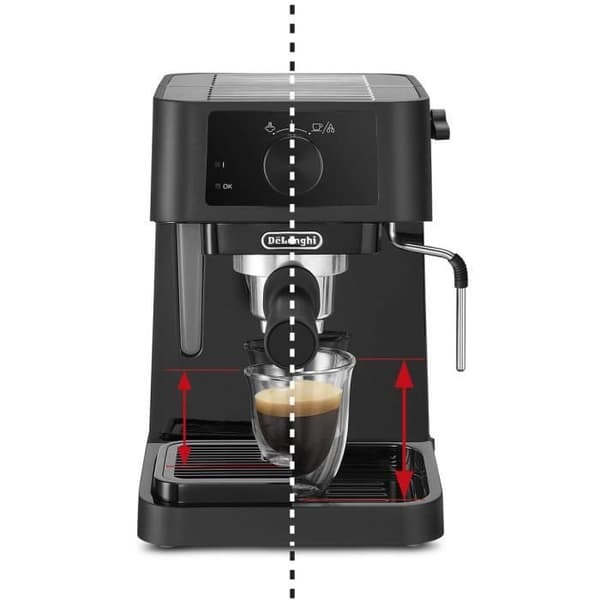 DELONGHI - Solo espressopump EC235.BK - ångmunstycke - ESE-kompatibel - Svart