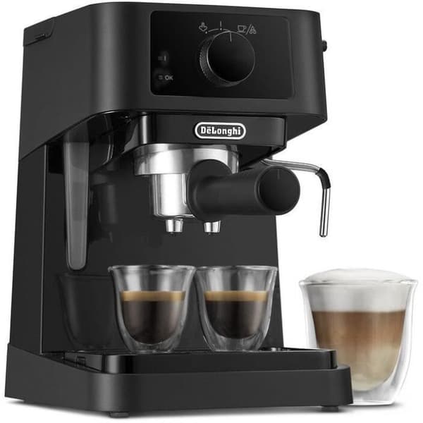 DELONGHI - Solo espressopump EC235.BK - ångmunstycke - ESE-kompatibel - Svart