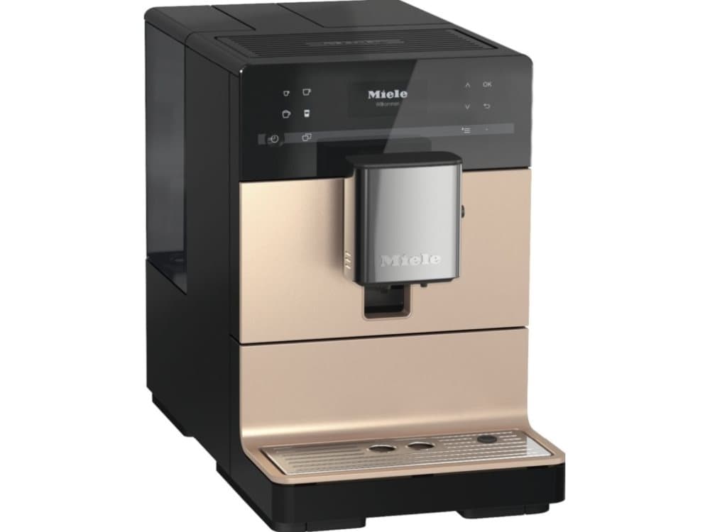 The Miele CM 5510 Silence Rose espresso machine