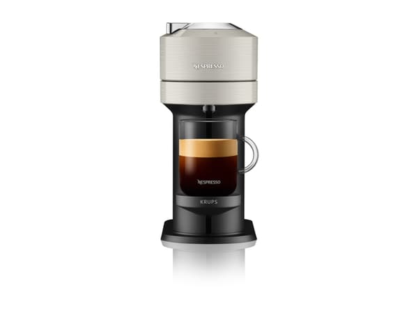 Krups Nespresso Vertuo Next XN910B10WP - Kaffemaskin - ljusgrå