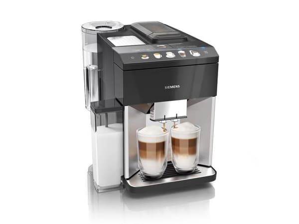 Siemens EQ.500 TQ507R03, Espressomaskin, 1,7 l, Kaffebönor, Malat kaffe, Inbyggd kvarn, Svart, Rostfritt stål