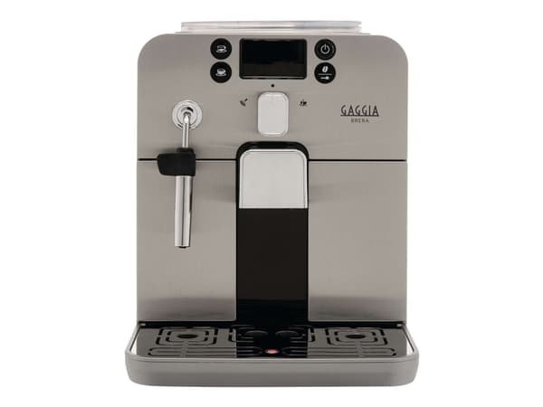 Gaggia Brera RI9305 - Automaattinen kahvinkeitin maidonvaahdottimella - 15 bar - musta/hopea