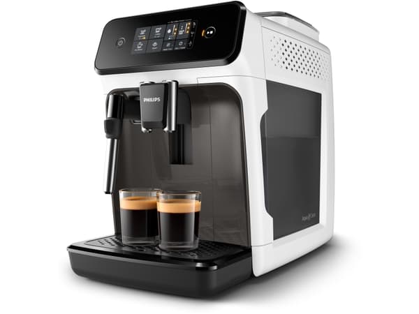 Philips 1200 series EP1223/00, Espressomaskin, 1,8 l, Kaffe bønner, Malt kaffe, Innebygd kaffekvern, 1500 W, Hvit