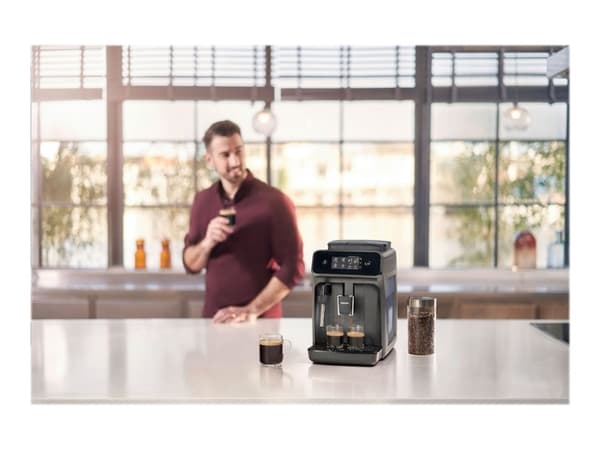 Philips Series 1200 EP1224 - Automatisk kaffemaskin med melkeskummer - 15 bar - kasjmirgrå