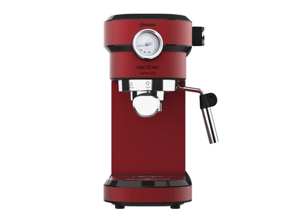 Cecotec Cafelizzia 790 Shiny Pro, Espressomaskin, 1,2 L, 1350 W, Sort, Rød