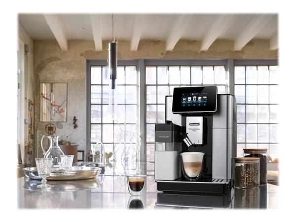 De'Longhi PrimaDonna Soul ECAM610.55.SB - Automatisk kaffemaskin med melkeskummer - 19 bar - metall