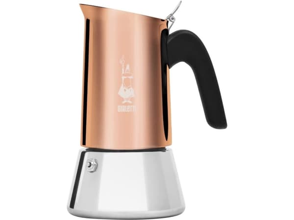 Bialetti Venus, Mokabryggare, 0,17 l, Koppar, Rostfritt stål, Rostfritt stål, 4 koppar, Termoplast