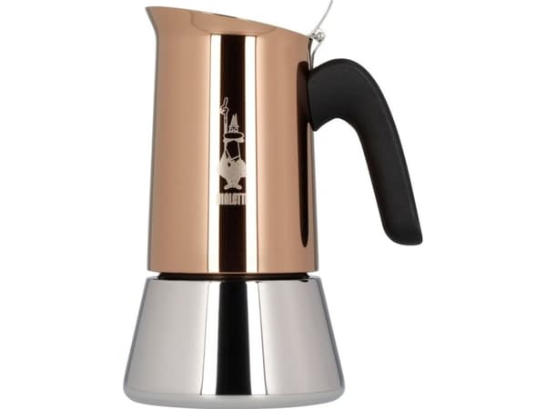 Bialetti Venus, Mokkagryte, 0,24 l, Kobber, Rustfritt stål, Rustfritt stål, 6 kopper, Termoplast