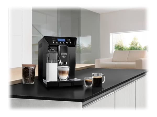 De'Longhi Eletta Cappuccino Evo ECAM46.860.B - Automatisk kaffemaskin med melkeskummer - 15 bar - svart