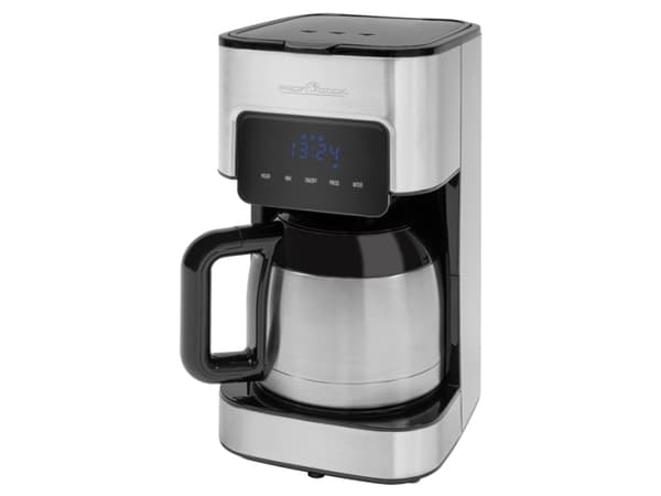 ProfiCook PC-KA 1191, Kaffebrygger (drypp), 1,2 l, Kaffe pute, 900 W, Sølv, Sort