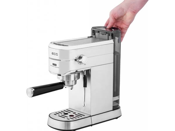 ECG ESP 20501, Espressomaskin, 1,25 l, Malt kaffe, 1450 W, Rustfritt stål