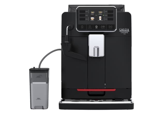 Gaggia Cadorna Milk, Espressokone, 1,5 L, Kahvipavut, Jauhettu kahvi, Sisäänrakennettu jauhin, 1900 W, Musta