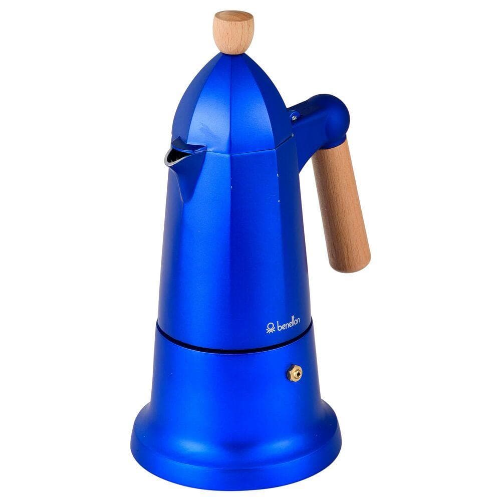 Italian Coffee Pot Benetton BE240 Blue (6 Cups)