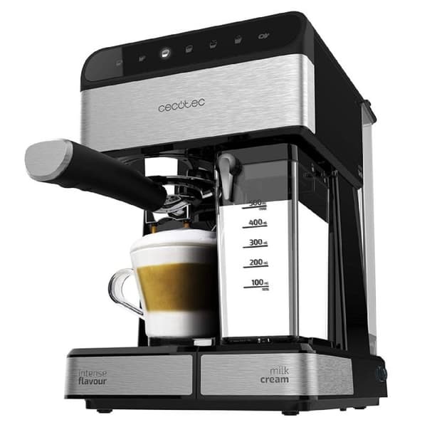 Cecotec Halvautomatisk Power Instant-ccino 20 Touch Nera Series kaffemaskin. 20 bar Tryck, 1,4 L, 6 funktioner, Värme