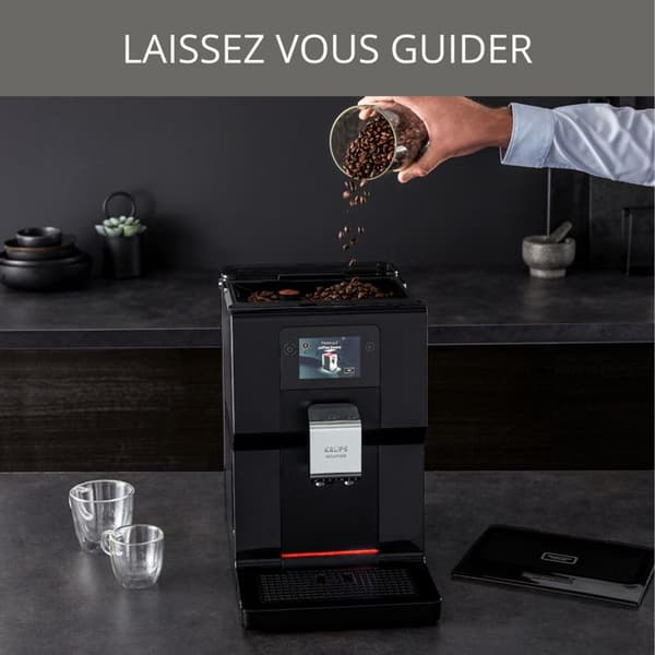KRUPS Intuition Preference kaffemaskin, bönkvarn, espresso cappuccino espressobryggare, pekskärm EA873810