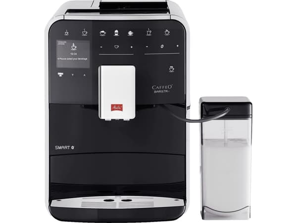 Melitta CAFFEO Barista T Smart F83/0-102 - Automatisk kaffemaskin med melkeskummer - 15 bar - svart