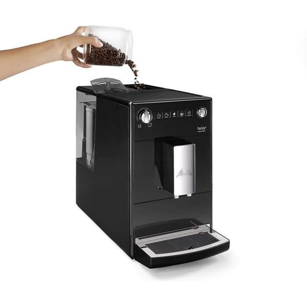 Melitta , Purista, Svart, F230-102 Automatisk espressomaskin med bönkvarn, kompakt, tyst - 6766028