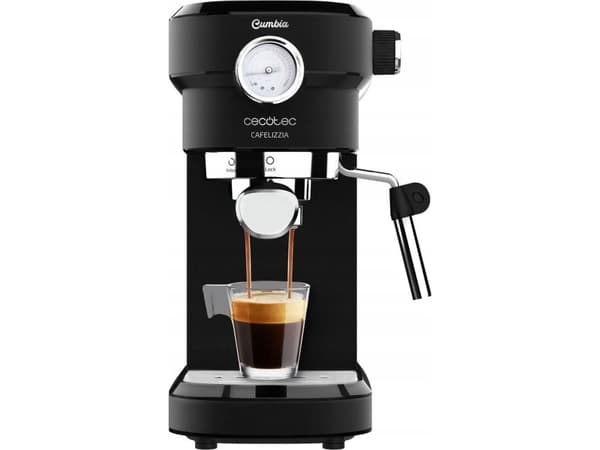 Cecotec Cafelizzia 790 Pro, Elektrisk stempelkande, 1,2 L, 1350 W, Sort, Rustfrit stål