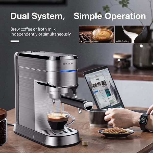 Espressokone Kahvinkeitin Cappuccino kone Maitonvaahdotin