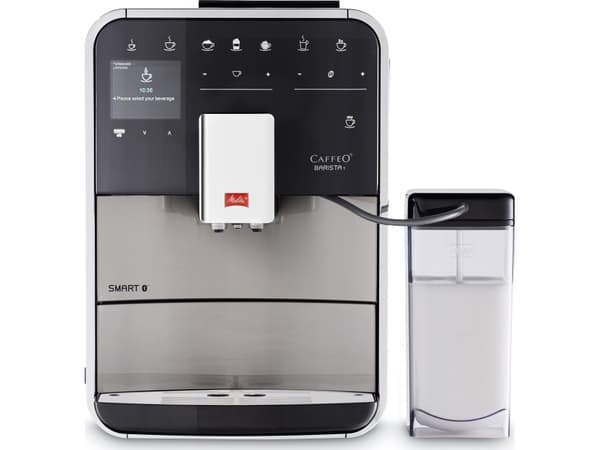 Melitta Barista Smart T, Espressomaskin, 1,8 l, Malt kaffe, 1450 W, Sort, Rustfritt stål