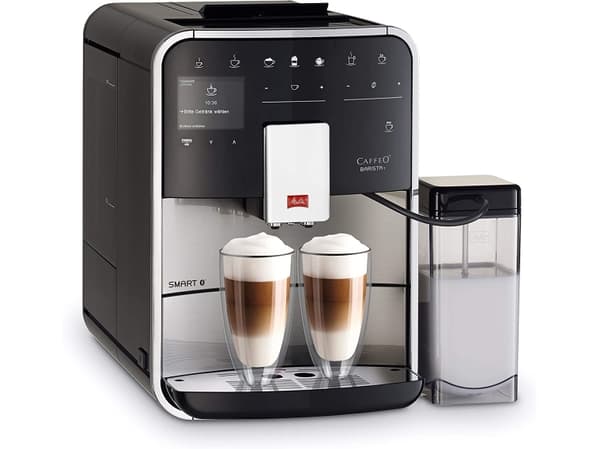 Melitta Barista Smart T, Espressomaskin, 1,8 l, Malt kaffe, 1450 W, Sort, Rustfritt stål