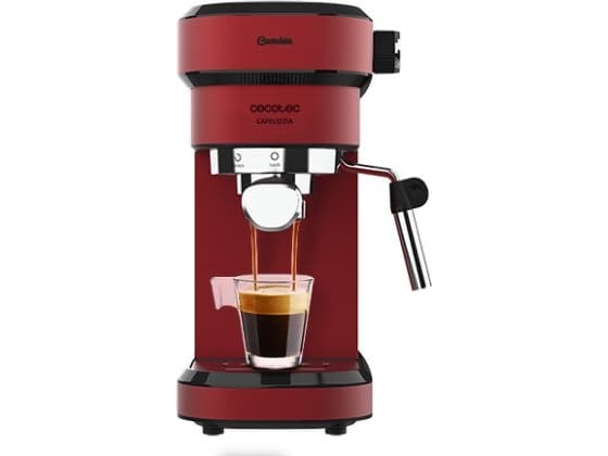 Cecotec Cafelizzia 790 Shiny, Espressomaskin, 1,2 L, Malet kaffe, 1350 W, Rød