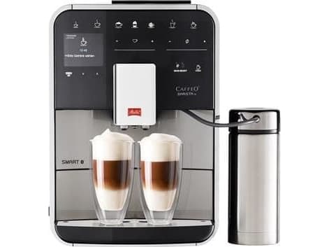 Melitta Barista Smart TS, Espressomaskin, 1,8 l, Malat kaffe, 1450 W, Svart, Rostfritt stål