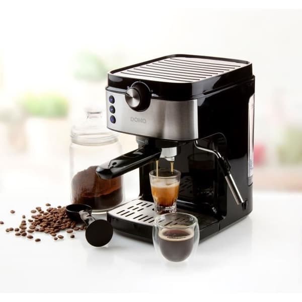 DOMO espressomaskin - Svart