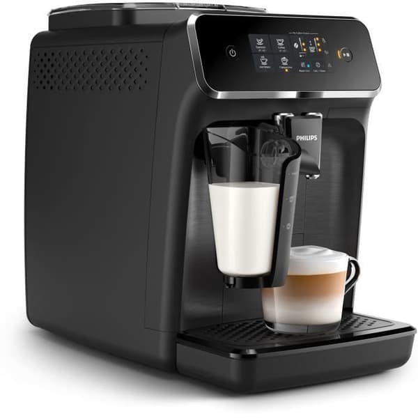 Machine Expresso Automatic Crusher - Philips - Series 2200 - EP2230/10 - Mat Black - Pekskärm - 3 drycker