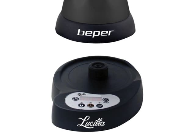 Beper BC.041N, Espressomaskine, Malet kaffe, 400 W, Sort