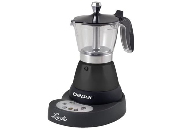 Beper BC.041N, Espressomaskine, Malet kaffe, 400 W, Sort