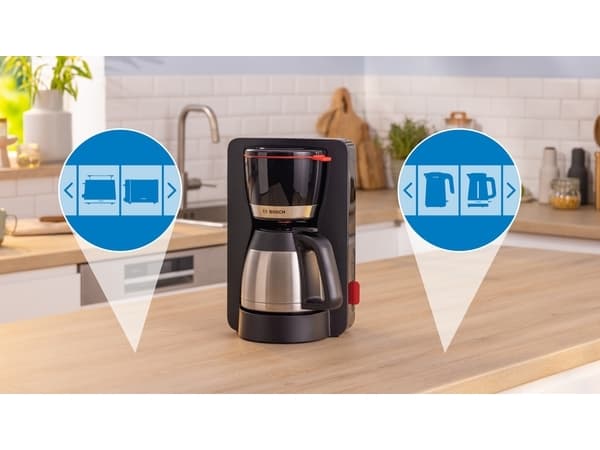 Bosch MyMoment TKA6M273 - Kaffemaskin - 12 kopper - sort