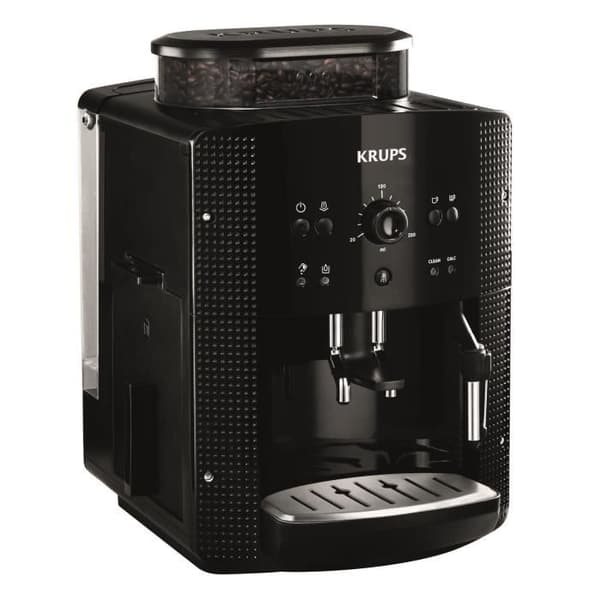 Expresso med kvarn Krups YY4540FD ESSENTIAL Svart + 1 Starbucks kaffepaket