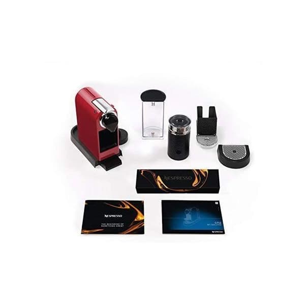 Krups Nespresso kaffemaskin Fristående espressomaskin CITIZ &amp; MILK red