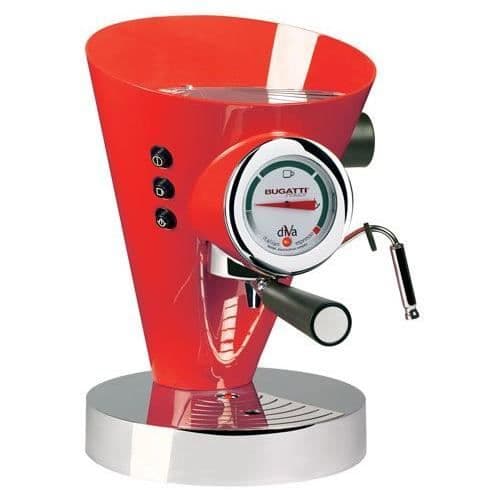 Bugatti Diva Red Espresso kaffemaskin