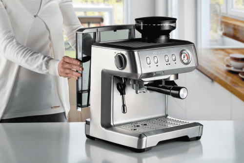 Ariete Espressomaskin i metall, med kvern