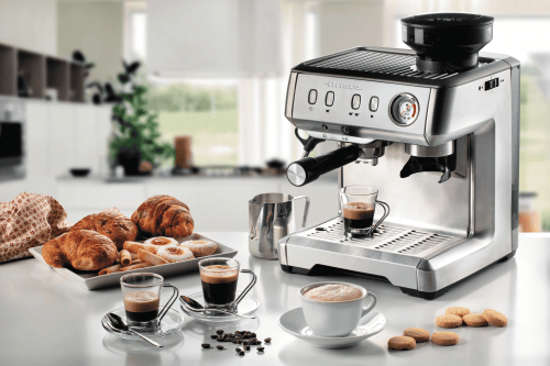 Ariete Espressomaskin i metall, med kvern