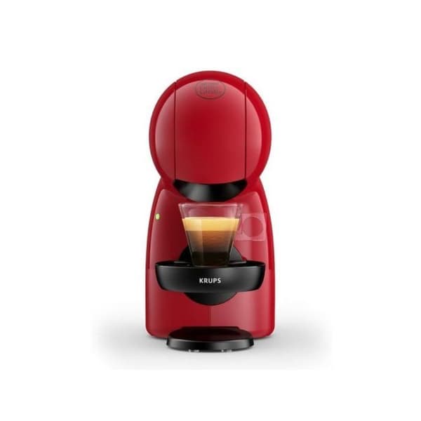 KRUPS KP1A35 Piccolo XS kapselkaffemaskin i rött, kompatibel med Dolce Gusto, 0,8 liters vattentank