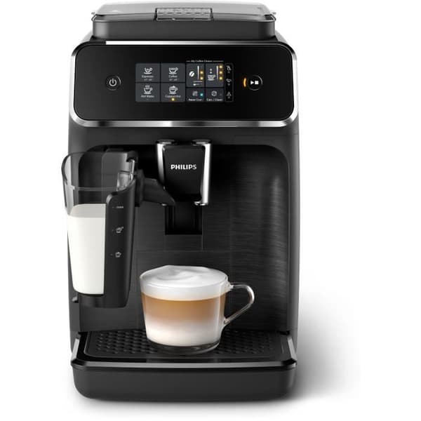 Espressomaskin Automatisk kvarn - PHILIPS - EP2230/10 - LatteGo - 275 g kaffe - 1,8 L - Mattsvart