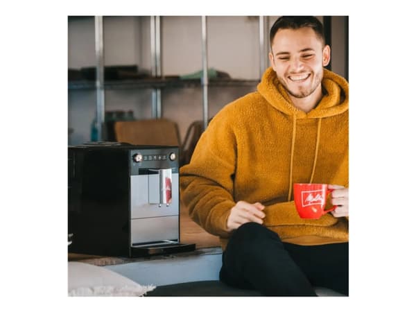 Melitta Purista Series 300 F 230-101 - Automatisk kaffemaskin - 15 bar - sølv