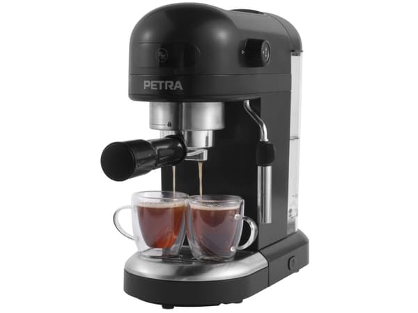Petra PT5240BVDE, Espressomaskin, 1,4 l, Malt kaffe, 1465 W, Sort