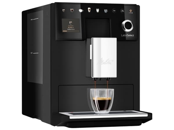 Melitta 630-212, Espresso machine, 1.8 L, Coffee beans, Built-in grinder, 1400 W, Black